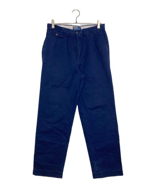 POLO RALPH LAUREN（ポロ・ラルフローレン）POLO RALPH LAUREN (ポロ・ラルフローレン) THE WHITMAN CHINO RELAXED FIT ネイビー サイズ:不明の古着・服飾アイテム