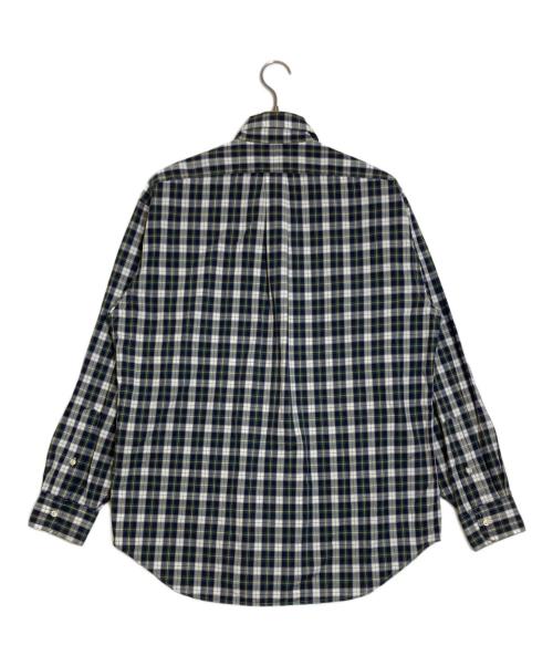 POLO RALPH LAUREN（ポロ・ラルフローレン）POLO RALPH LAUREN (ポロ・ラルフローレン) ボタンダウンチェックシャツ ネイビー×グリーン×ブラック×ホワイト サイズ:Sの古着・服飾アイテム