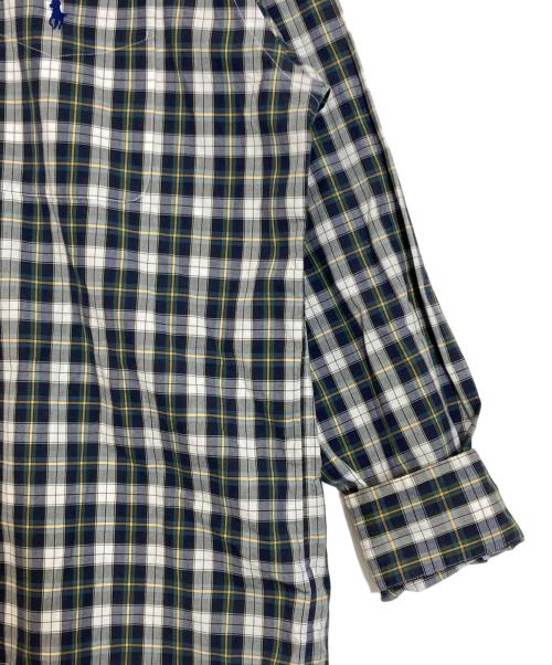 POLO RALPH LAUREN（ポロ・ラルフローレン）POLO RALPH LAUREN (ポロ・ラルフローレン) ボタンダウンチェックシャツ ネイビー×グリーン×ブラック×ホワイト サイズ:Sの古着・服飾アイテム