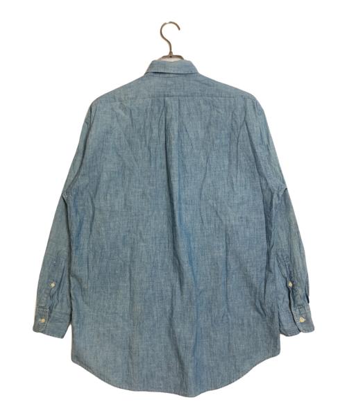 POLO RALPH LAUREN（ポロ・ラルフローレン）POLO RALPH LAUREN (ポロ・ラルフローレン) ボタンダウンシャンブレーシャツ ブルー サイズ:Ｓの古着・服飾アイテム