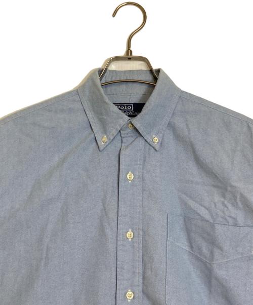 POLO RALPH LAUREN（ポロ・ラルフローレン）POLO RALPH LAUREN (ポロ・ラルフローレン) ボタンダウンシャツ ブルー サイズ:Ｓの古着・服飾アイテム