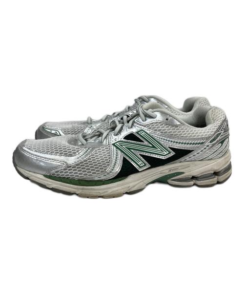 NEW BALANCE（ニューバランス）NEW BALANCE (ニューバランス) 860 ローカットスニーカー グレー×グリーン サイズ:US11の古着・服飾アイテム