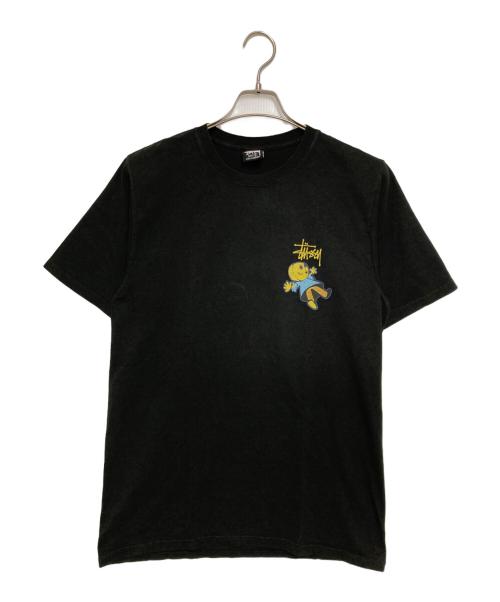 stussy（ステューシー）stussy (ステューシー) Dollie Pig Dyed Tee ブラック サイズ:Sの古着・服飾アイテム