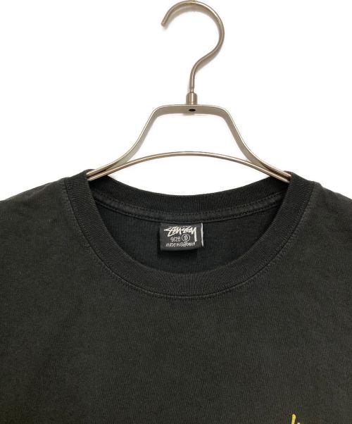 stussy（ステューシー）stussy (ステューシー) Dollie Pig Dyed Tee ブラック サイズ:Sの古着・服飾アイテム