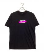 DIESELディーゼル）の古着「リフレクターロゴプリントTシャツ」｜ブラック