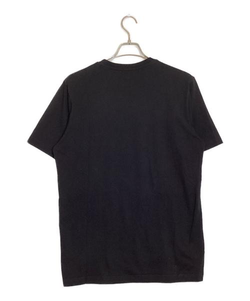 DIESEL（ディーゼル）DIESEL (ディーゼル) リフレクターロゴプリントTシャツ ブラック サイズ:Ｍの古着・服飾アイテム