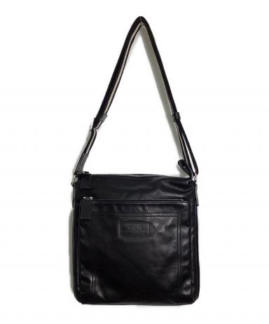 中古・古着通販】BALLY (バリー) レザーショルダーバッグ ブラック