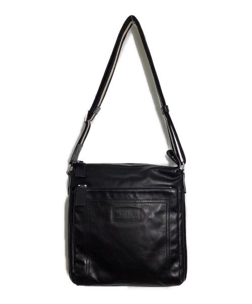 BALLY（バリー）BALLY (バリー) レザーショルダーバッグ ブラックの古着・服飾アイテム