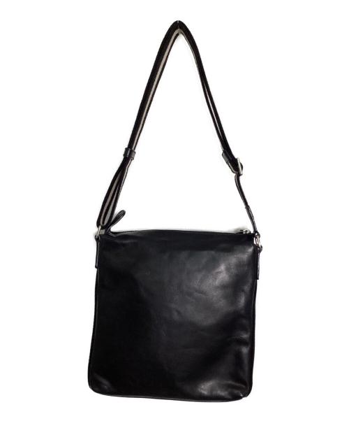 BALLY（バリー）BALLY (バリー) レザーショルダーバッグ ブラックの古着・服飾アイテム