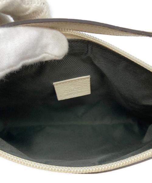 GUCCI（グッチ）GUCCI (グッチ) GGキャンバスワンショルダーバッグ ピンクの古着・服飾アイテム