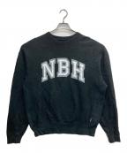 NEIGHBORHOODネイバーフッド）の古着「COLLEGE-S CREWNECK LS COスウェット」｜ブラック
