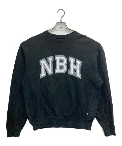 NEIGHBORHOOD（ネイバーフッド）NEIGHBORHOOD (ネイバーフッド) COLLEGE-S CREWNECK LS COスウェット ブラック サイズ:Mの古着・服飾アイテム