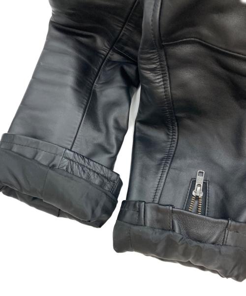 Liugoo Leathers（リューグーレザーズ）LIUGOO LEATHERS (リューグーレザーズ) シングルライダースジャケット ブラック サイズ:3Lの古着・服飾アイテム