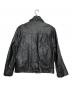 LIUGOO LEATHERS (リューグーレザーズ) シングルライダースジャケット ブラック サイズ:3L：18000円