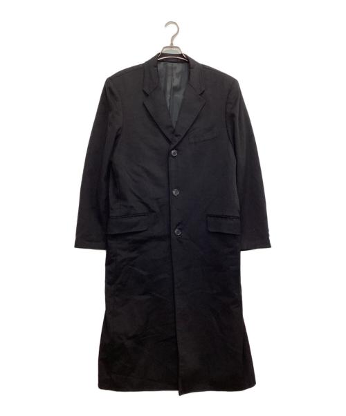 A.A.R（アール）A.A.R (アール) カシミヤチェスターコート ブラック サイズ:Lの古着・服飾アイテム