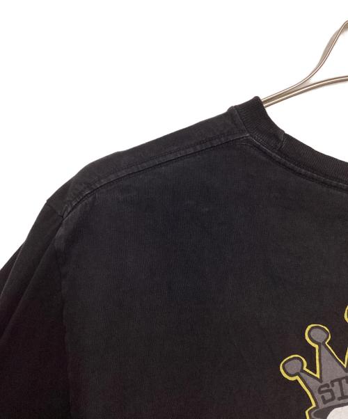stussy（ステューシー）stussy (ステューシー) クラウンボウリングピンTEE ブラック サイズ:Mの古着・服飾アイテム