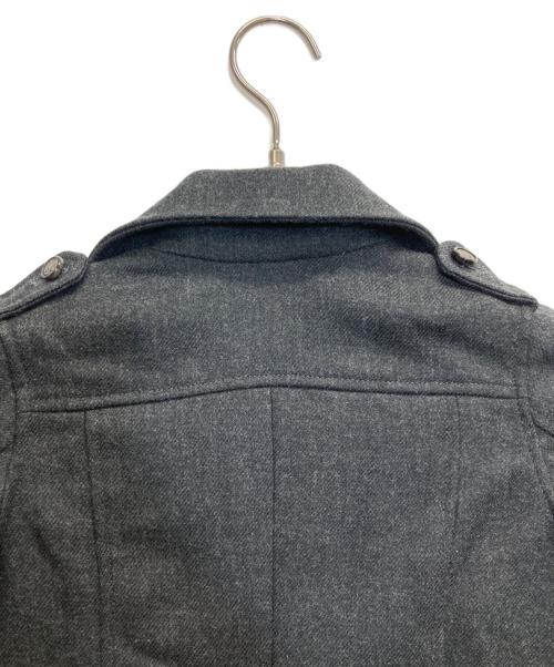 GUCCI（グッチ）GUCCI (グッチ) ミニトレンチコート グレー サイズ:6の古着・服飾アイテム