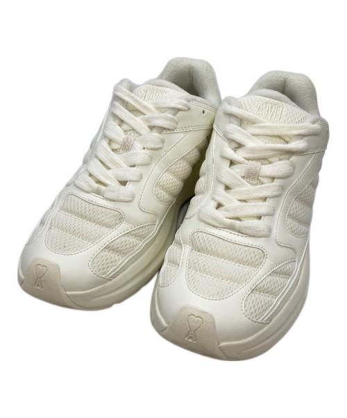 AMI PARIS（アミ パリス）AMI PARIS (アミ パリス) LOW TOP AMI SN2023 SNK ホワイト サイズ:27の古着・服飾アイテム