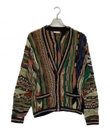 Coogi（クージー）の古着「3Dニットカーディガン」｜マルチカラー