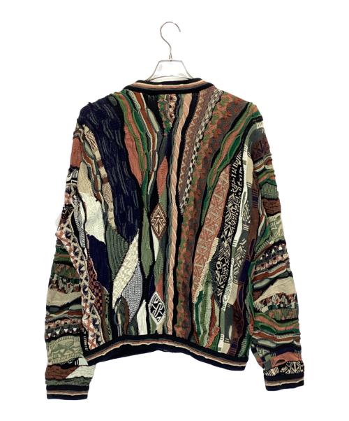 Coogi（クージー）Coogi (クージー) 3Dニットカーディガン マルチカラー サイズ:Mの古着・服飾アイテム