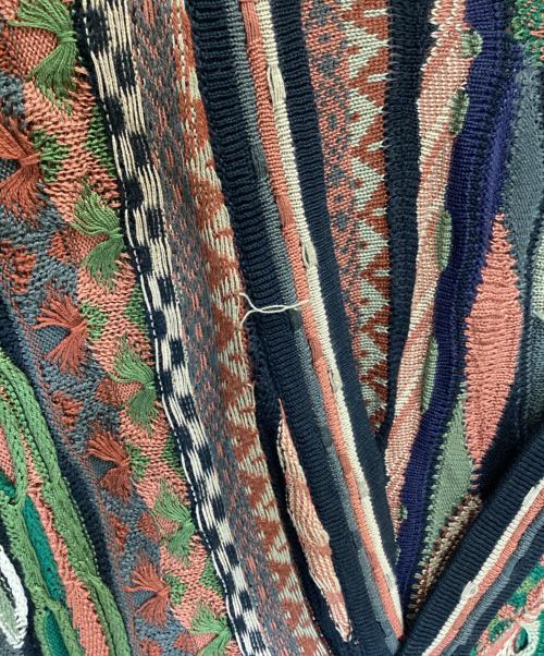 Coogi（クージー）Coogi (クージー) 3Dニットカーディガン マルチカラー サイズ:Mの古着・服飾アイテム