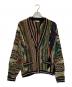Coogi（クージー）の古着「3Dニットカーディガン」｜マルチカラー