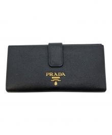 PRADA（プラダ）の古着「長財布」｜ブラック