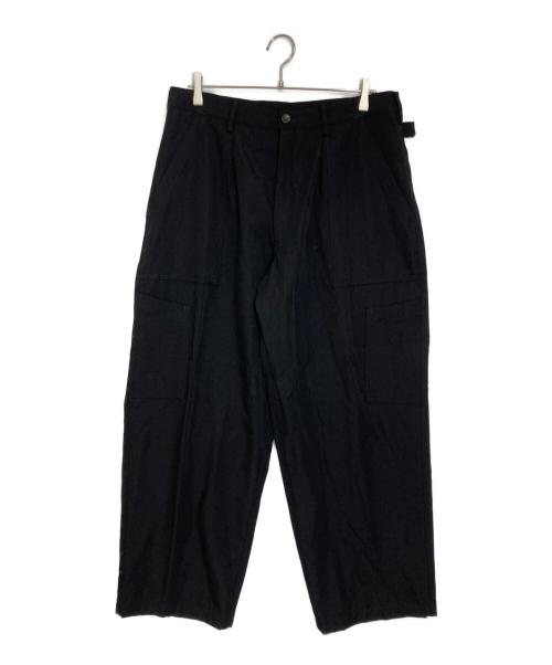 Y's for men（ワイズフォーメン）Y'S for men (ワイズフォーメン) レトロウールカーゴパンツ ブラック サイズ:Sの古着・服飾アイテム