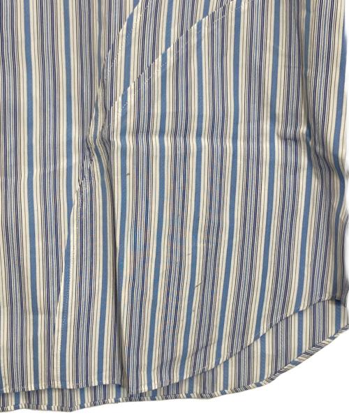 COMME des GARCONS HOMME PLUS（コムデギャルソンオムプリュス）COMME des GARCONS HOMME PLUS (コムデギャルソンオムプリュス) ストライプシャツ ブルー×ホワイト サイズ:不明の古着・服飾アイテム