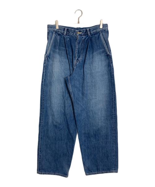 Graphpaper（グラフペーパー）Graphpaper (グラフペーパー) Selvage Denim Two Tuck Pants インディゴ サイズ:2の古着・服飾アイテム
