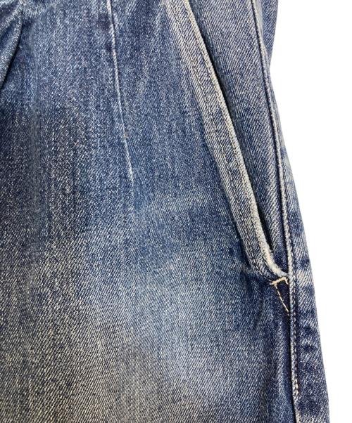 Graphpaper（グラフペーパー）Graphpaper (グラフペーパー) Selvage Denim Two Tuck Pants インディゴ サイズ:2の古着・服飾アイテム