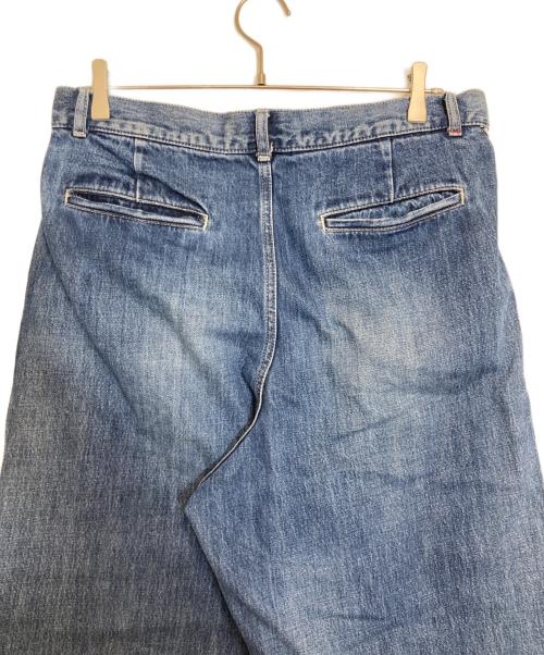 Graphpaper（グラフペーパー）Graphpaper (グラフペーパー) Selvage Denim Two Tuck Pants インディゴ サイズ:2の古着・服飾アイテム