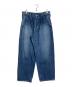 Graphpaper（グラフペーパー）の古着「Selvage Denim Two Tuck Pants」｜インディゴ