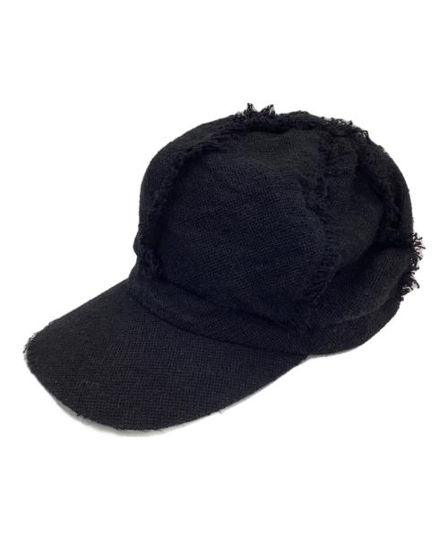 LIMI feu（リミフゥ）LIMI feu (リミフゥ) カットオフデザインキャスケット帽 ブラック サイズ:-の古着・服飾アイテム