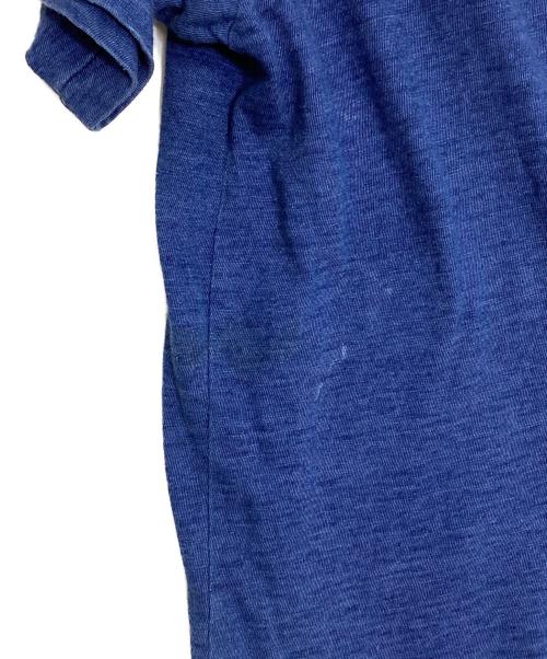 45rpm（45アールピーエム）45rpm (45アールピーエム) レイポコプリント亀柄 45星Tシャツ インディゴ サイズ:3の古着・服飾アイテム