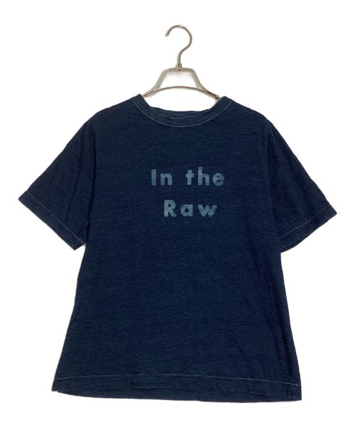 45R（フォーティファイブ・アール）45R (フォーティファイブ・アール) Short Sleeve In the Rawプリントの90845星Tシャツ インディゴ サイズ:不明の古着・服飾アイテム