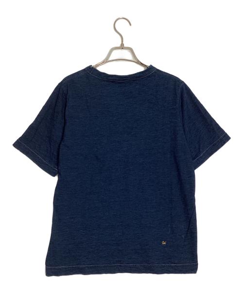 45R（フォーティファイブ・アール）45R (フォーティファイブ・アール) Short Sleeve In the Rawプリントの90845星Tシャツ インディゴ サイズ:不明の古着・服飾アイテム