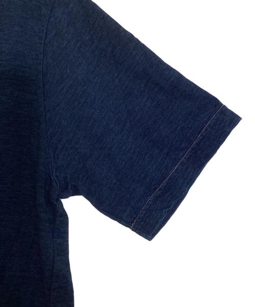 45R（フォーティファイブ・アール）45R (フォーティファイブ・アール) Short Sleeve In the Rawプリントの90845星Tシャツ インディゴ サイズ:不明の古着・服飾アイテム