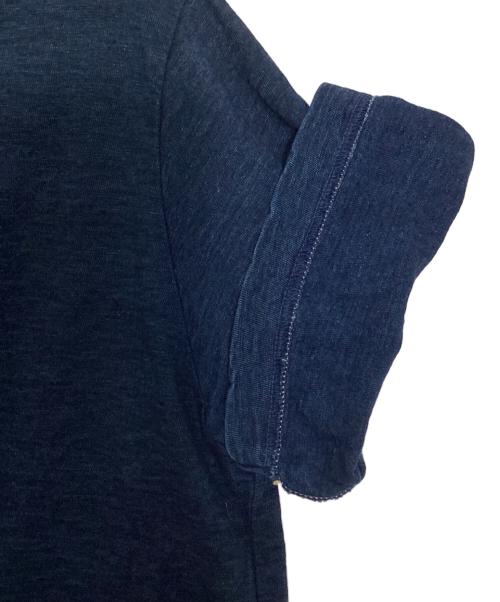45R（フォーティファイブ・アール）45R (フォーティファイブ・アール) Short Sleeve In the Rawプリントの90845星Tシャツ インディゴ サイズ:不明の古着・服飾アイテム