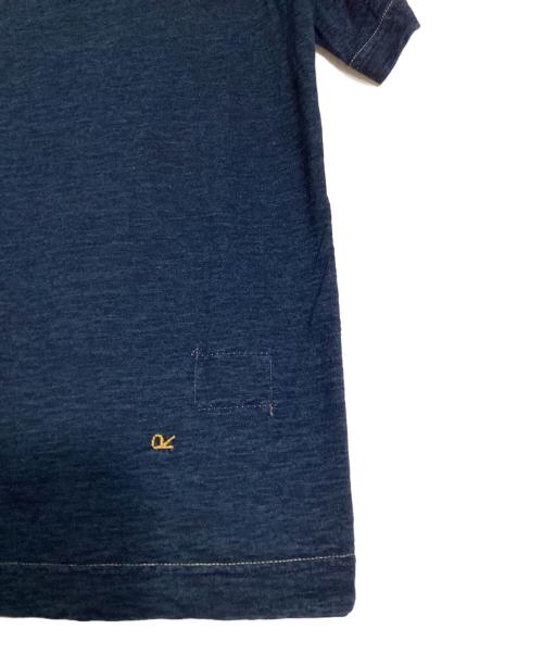 45R（フォーティファイブ・アール）45R (フォーティファイブ・アール) Short Sleeve In the Rawプリントの90845星Tシャツ インディゴ サイズ:不明の古着・服飾アイテム