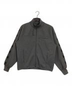 UNDERCOVERアンダーカバー）の古着「ポリエステルダブルニット トラックジャケット」｜グレー