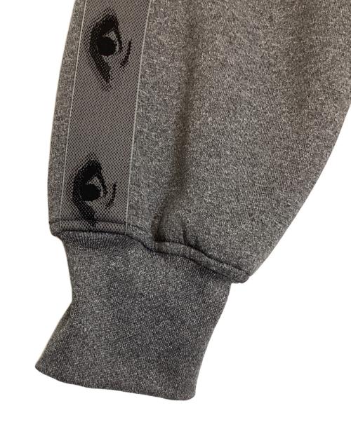 UNDERCOVER（アンダーカバー）UNDERCOVER (アンダーカバー) ポリエステルダブルニット トラックジャケット グレー サイズ:3の古着・服飾アイテム