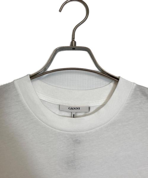 GANNI（ガニー）GANNI (ガニー) フォトプリントTシャツ ホワイト サイズ:XL 未使用品の古着・服飾アイテム