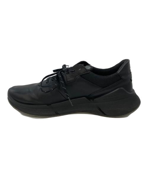 ECCO（エコー）ECCO (エコー) Biom 2.2 ローカットレザースニーカー ブラック サイズ:42の古着・服飾アイテム
