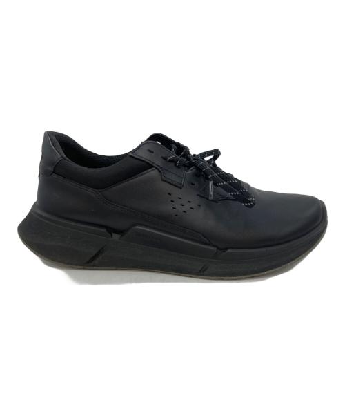 ECCO（エコー）ECCO (エコー) Biom 2.2 ローカットレザースニーカー ブラック サイズ:42の古着・服飾アイテム