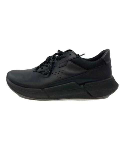 ECCO（エコー）ECCO (エコー) Biom 2.2 ローカットレザースニーカー ブラック サイズ:42の古着・服飾アイテム