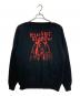 Hysteric Glamour（ヒステリックグラマー）の古着「FIRE WOMAN ボートネックスウェット」｜ブラック