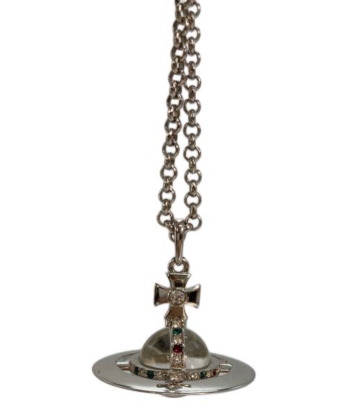 Vivienne Westwood（ヴィヴィアンウエストウッド）Vivienne Westwood (ヴィヴィアンウエストウッド) NEW SMALL ORB ペンダント ネックレス シルバーの古着・服飾アイテム