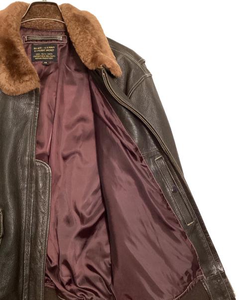 MORGAN PRODUCTIONS（モーガン プロダクションズ）MORGAN PRODUCTIONS (モーガン プロダクションズ) U'S NAVY G-1 FLIGHT JACKET/ユー・エス・ネイビージーワンフライトジャケット ブラウン サイズ:SIZE46の古着・服飾アイテム
