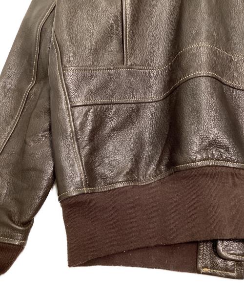 MORGAN PRODUCTIONS（モーガン プロダクションズ）MORGAN PRODUCTIONS (モーガン プロダクションズ) U'S NAVY G-1 FLIGHT JACKET/ユー・エス・ネイビージーワンフライトジャケット ブラウン サイズ:SIZE46の古着・服飾アイテム
